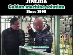 Ağ boyutu 80x100mm,hız 195m/h,otomatik GLD-2 gabion üretim hattı