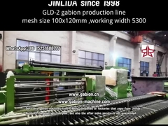 GLD-2 Yüksek hızlı otomatik PLC kontrol gabion üretim hattı