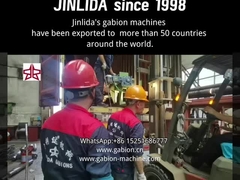 Ağır kullanımlı GLD-2 gabion üretim hattı, çalışma genişliği 4300, ağ boyutu 80x100mm