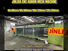 JINLIDA CNC Gabion Örgüsü Makinesi: Günlük 10.000 Metrekare Üretim