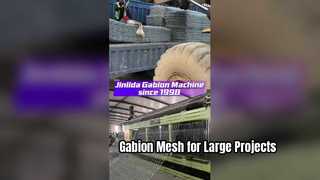 Yüksek Kaliteli Gabion Mesh ve Makineleri | Altyapı, Eğim ve Nehir Kıyısının Korunması için JINLIDA