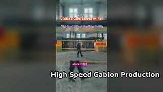 Sürekli Üretim için Ağır Hizmet Yüksek Hızlı Gabion Makinesi
