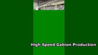 Bir JINLIDA gabion makinesi hem gabion sepetleri hem de rulolar üretiyor