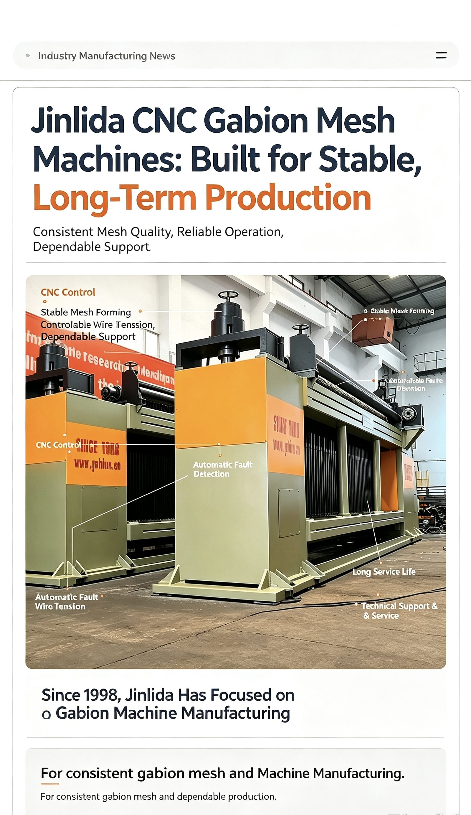 Şirketin en son blog yazıları The Cheapest Gabion Machine Is Not Always the Lowest-Cost Machine