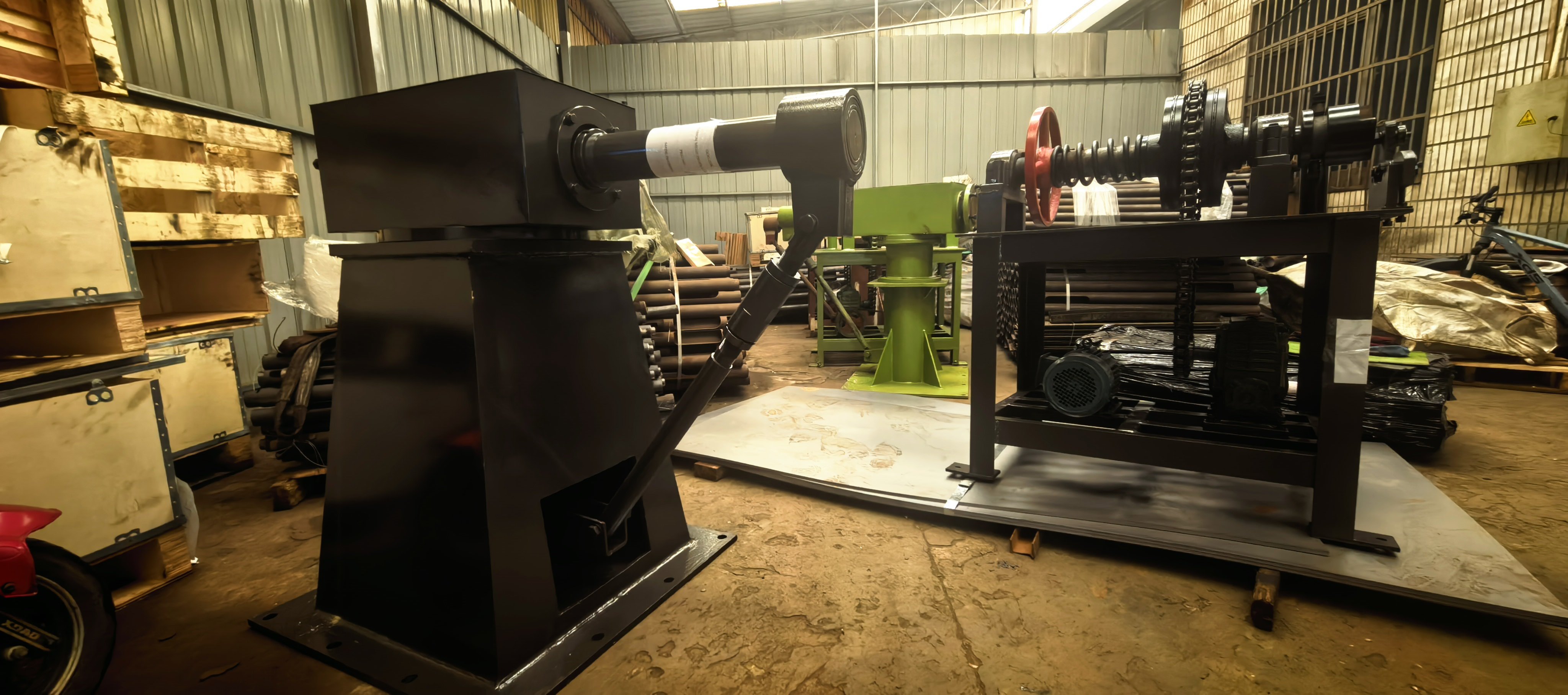 Şirketin en son blog yazıları Jinlida Reinforced Mesh Coiler Completes R&D and Passes Customer Acceptance: Higher Load and Easier Unloading