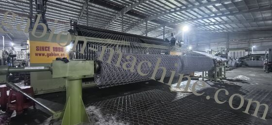satın al CNC Gabion Mesh Makinesi Tedarikçisi | 60×80mm | 3.0–4.0mm Tel | Satılık Yüksek Hızlı Gabion Kutusu Makinesi çevrimiçi üretim
