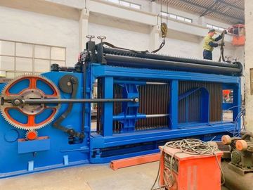 satın al Otomatik Üç Büküm Gabion Hasır Dokuma Makinesi Genişliği 4.3m çevrimiçi üretim