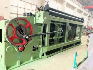 satın al Sustain Bank için Çift Büküm Altıgen Mesh 22kw Gabion Makinesi 80 * 100mm Mesh çevrimiçi üretim