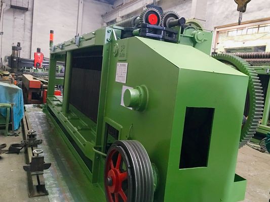 satın al Otomatik Yağlama Sistemli 4.0mm195m / H Galvaniz Gabion Makinesi çevrimiçi üretim