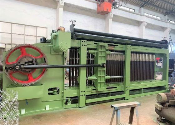 satın al Çift Raf Sürücü Gabion altıgen tel örgü makinesi 4.2mm Tel çevrimiçi üretim