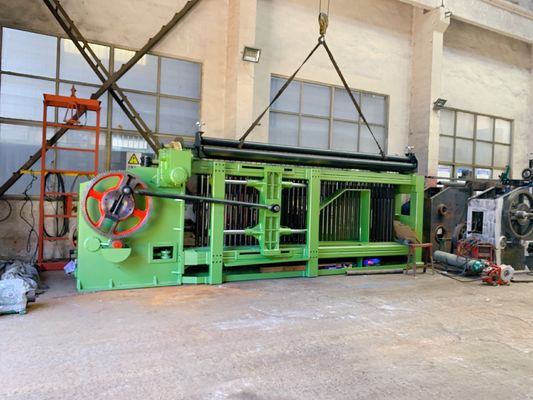 satın al Otomatik 4300mm Gabion Örgü Makinesi 106*120mm Hasır Taş Kutu Kafes çevrimiçi üretim