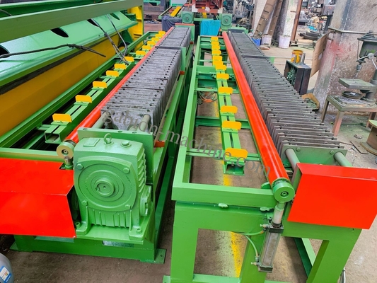 satın al Gabion Üretim Hattı Otomatik 66*85mm Kenar Sarma Makinesi 4000mm Altıgen Tel Örgü çevrimiçi üretim