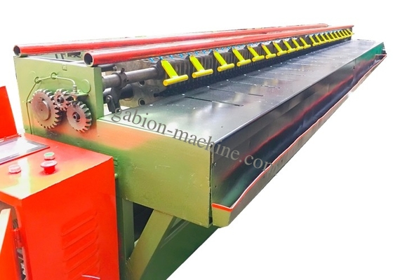 satın al 100 * 130mm Altıgen Hasır Gabion Üretim Hattı için PLC'li 4m Kenar Sarma Makinesi çevrimiçi üretim