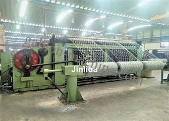 satın al 5.5m Genişlik Hasır Yapma Makinesi Gabion Kutusu İçin 3 Büküm çevrimiçi üretim