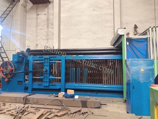 satın al PLC Kontrollü Otomatik Gabion Makinesi 3.2mm Tel PVC Kaplı Taş Gabion Kutuları çevrimiçi üretim